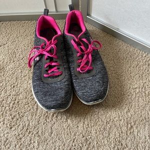 Pink and Grey Sketchers